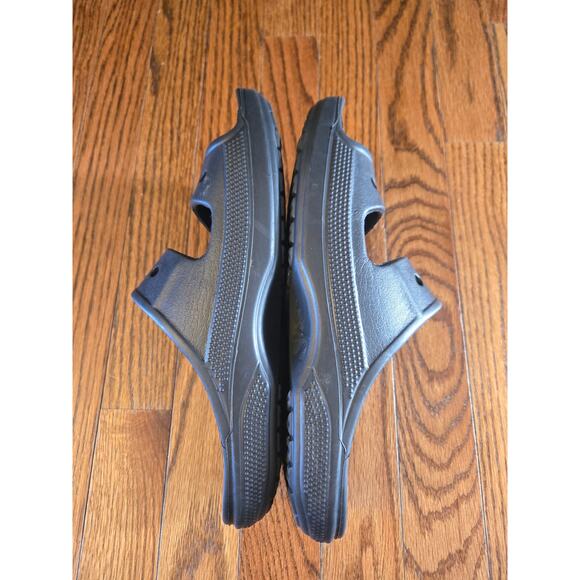 Crocs Unisex Baya Two-Strap Slide Sandals - Black Men's Size 8 Women's Size 10 - Picture 6 of 11